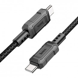 Кабель Hoco X94 Leader 60W charging data cable Type-C-Type-C 1m черный