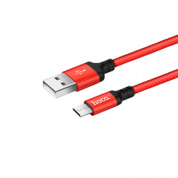 Кабель Hoco X14 micro 1m (red-black)