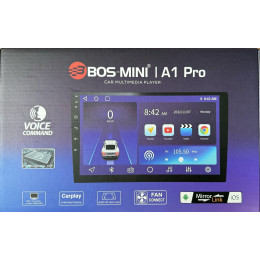 BOS-MINI A1 PRO 10" (4+64Gb) Голосовой помощник\Carplay\Qled\DSP