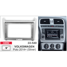 Carav 22-540: 9" VOLKSWAGEN Polo 2009-2020 silver