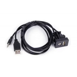 Розетка-удлинитель USB/AUX CU4