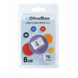 USB флэш-диск 8GB OltraMax 70 белая