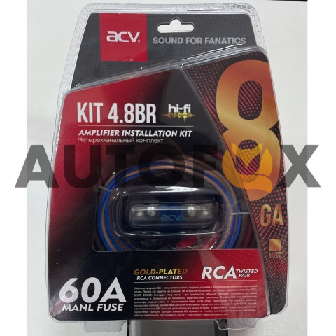 ACV KIT 4.8BR Комплект проводов  (Bronze=Light) (4-кан усил-ля 8AWG/Mini ANL 60A).