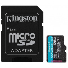 Kingston microSD 128GB Canvas GO Plus A2 (170mb\s)+ адаптер Карта памяти