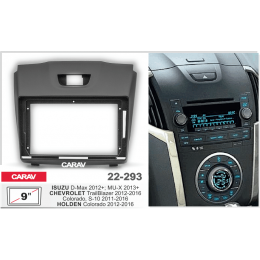 Carav 22-293: 9" SUZU D-Max 2012+; MU-X 2013+ /CHEVROLET TrailBlazer, S-10 2012-2016 / HOLDEN Colora