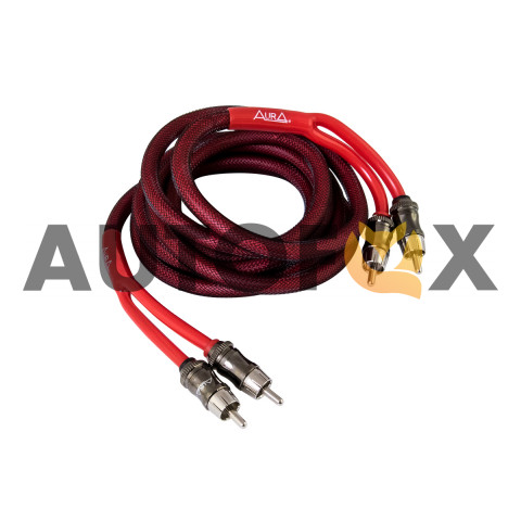 Aura RCA-C320 MkII (2метра) 2 канала.Бескислородная медь (OFC).Двойной экран